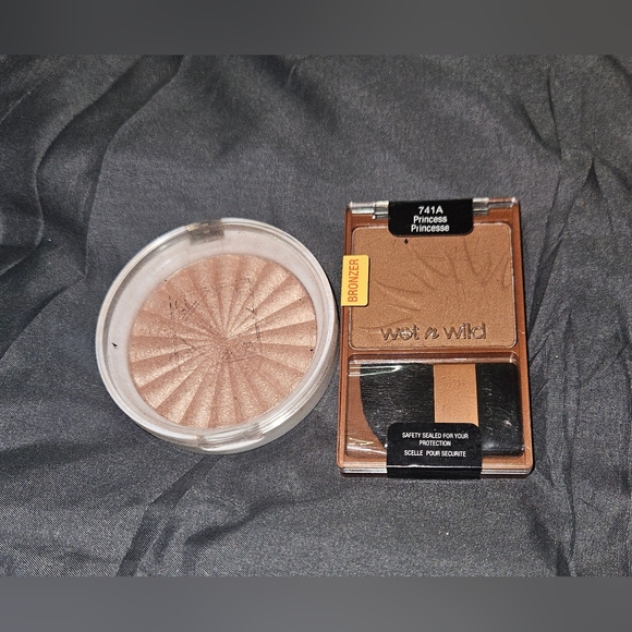 Wet N Wild Princess Bronzer -Discontinued & Ofra Highlighter - Picture 1 of 8
